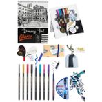 arttone Eskiz Defteri Edding Happy Lettering Set 9er Set + Renk Karıştırıcı, Çeşitli Setler