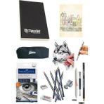 arttone Tigertint Sketchbook Defter 100 gr A5 80 Yp Dereceli Kalem Set 8 Parça Eskiz