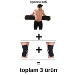 ARTUAL Termal Bel Korse Sauna Yağ Yakıcı Terleme Kemeri Patella Neopren Medikal Menisküs Dizlik Bandaj