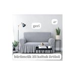 ARTUÇ bürümcük koltuk kanepe örtüsü (bir adet)2kişlik Lastıklı standart