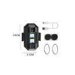 Artvision Motor Drone Uçak Kanadı Led Şarjlı Kablosuz Mini Led Çakarlı Lamba-A27 1 Adet