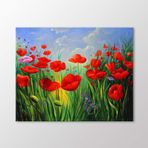 Arty Tablo Gelincikler Tablo Amz-Art011-X 100X80