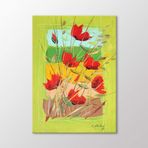 Arty Tablo Gelincikler Tablo Amz-Koa010-X 35X50