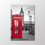 Arty Tablo Kırmızı Telefon Kulübesi, Big Ben AMZ-IMB052-x 80x120