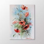 Arty Tablo Suluboya Gelincikler Tablo Amz-Ozb215-X 80X115