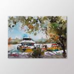 Arty Tablo Suluboya Tekneler AMZ-OZB071-x 70x50