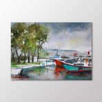 Arty Tablo Suluboya Tekneler AMZ-OZB106-x 70x50