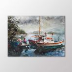 Arty Tablo Suluboya Tekneler Tablo Amz-Ozb064-X 70X50