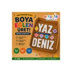 ArtyKids Craft Taş Tozu Boyama Kiti // Kız İsmi // Aile - Çocuk Aktivitesi