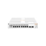 Aruba Instant On, Jl681a, 1930-8G, 8Port, Gigabit, Poe 124W, 2 Port Gigabit Sfp, Yönetilebilir, Rack Mount Switch