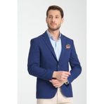 Arunte Erkek Parlement Keten Görünümlü Ince Dört Mevsim Giyilebilir Slim Fit Blazer Ceket Parlament 62
