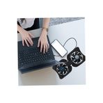 Arura Global Katlanabilir Laptop Soğutucu – Çift Fanlı, Taşınabilir ve Sessiz Dizüstü Soğutma Standı