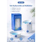 ARVALE 10 Adet Kokusuz Pratik Kullan At Küllük - Suyla Şişen Jel Kristal Formüllü-Dumansız Hijyenik Küllük