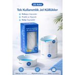 ARVALE 25 Adet Kokusuz Pratik Kullan At Küllük -Suyla Şişen Jel Kristal Formüllü - Dumansız Hijyenik Küllük
