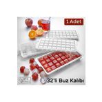 ARVALE 32'lü Küp Buz Kalıbı | Bpa Free - 1 Adet Buzluk