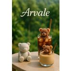 ARVALE Figürlü Mini Sevimli Ayı Şeklinde Silikon Buz Kalıbı - Sunum Kahve Buzluk- Mumluk