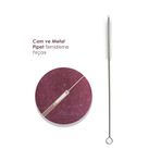 ARVALE Pipet Temizleme Fırçası Pratik Bükülebilir Temizlik Fırçası Klavye Temizleme Fırçası Beyaz