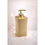 ARVALE VELORA Gold Dekoratif Sıvı Sabunluk – Modern Mutfak & Banyo Aksesuarı