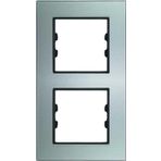Arvehu Electric Apg412-71 Asfir Pleksiglas Parlak Gümüş Dikey Ikili Çerçeve (Mekanizma Hariç)