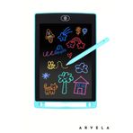 Arvela Çocuklar İçin 8.5 İnç LCD Çizim Tableti – Renkli Ekranlı, Kalemli, Silinebilir Yazı Tahtası Oyuncak