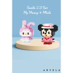 Arvela Mini Blok Oyuncak Figür Seti 2’li – My Melody ve Minnie | Mikro Blok Koleksiyon Seti