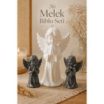 Arvella Studio 3’lü Melek Dekoratif Biblo Seti 15cm – 4 Farklı Renk Seçeneği | Minimal Modern Ev Dekoru | Premium Kalite