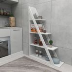 Arven 4 Raflı Modern Mutfak Raf Ünitesi, Beyaz
