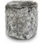 Arvia Home Arvia Peluş Puf - 43 - Gri