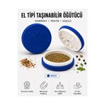 Arvina Atelier Oreo Bisküvi Tasarımlı Tütün ve Baharat Öğütücü Grinder | Mini El Tipi Taşınabilir Öğütücü