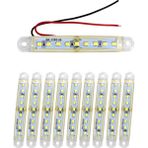 ARW 10 Adet 9 Ledli Parmak LED Beyaz Işık Su Geçirmez 12-24V