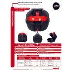 Arwic CV34 Kargo Motosiklet Çantası Siyah