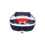 Arwic CV46 Arka Çanta (Topcase) Kargo-Sırt Dayama Set Siyah - Beyaz