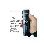 ARWOAN arwoan-gk9565 Lazer Silindir 10 Saat Çalışabilen El Feneri