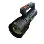 Arwoan Gk-312 Şarjlı Led El Feneri Metal Taşıma Çantalı, Güçlü, Uzun Menzilli, Usb Şarjlı