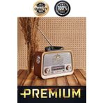ARWX 301 Nostaljik Görünümlü Bluetoothlu Mp3 Çalar Radyo Müzik Kutusu Kırmızı Rt301