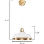 Arya Beyaz Gold Sarkıt Elkametli - 1