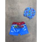 Arya Nisa Kids Erkek Çocuk Pijamaskeliler Karakterli Şortlu Bone Takım - 3 - 4 Yaş - 05L-Lacivert