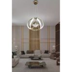 Arya Tek Toplu Led Avize 2 Mt - Salon & Oturma Odası Avizesi