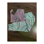 aryam butik ÇOÇUK2025 Kiz Çoçuk Bisiklet Yaka Termal Kışlık Pijama Takımı