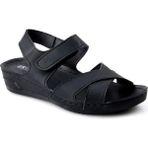 Aryan 02-935 Siyah Ortopedik Günlük Kadın Sandalet