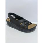 Aryan 37-759 Gri Anatomic Kadın Dolgu Topuk Sandalet