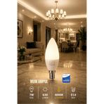Aryes E14 Mum Ampul 7W 4000K Günışığı 630 Lümen Uzun Ömürlü LED