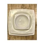 Aryıldız 45004 Bone Square 60 Parça Porselen Yemek Takımı