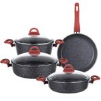 Aryıldız 5002422720001 Terra Granit 7 Parça Tencere Seti