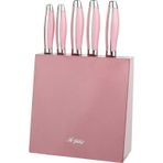 Aryıldız 6 Parça Pembe Saplı Bıçak Set