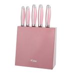Aryıldız 6 Parça Pembe Saplı Bıçak Set