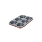 Aryıldız 6'lı Turuncu Granit Muffin Kalıbı