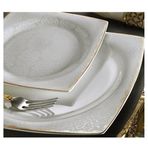 Aryıldız AR31018 60 Parça Bone Square Porselen Yemek Takımı