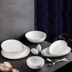 Aryıldız AR34002 Bone Porselen 54 Parça Yemek Takımı