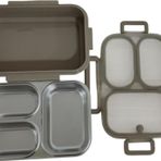 Aryıldız Bento Dikdörtgen 3 Bölmeli Lunch Box Yemek Termosu Kahverengi 1000 Ml